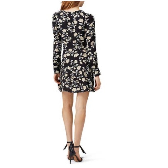 Flynn Skye Lydia Min Floral Long Sleeves Mini Dress size Small - Picture 4 of 6
